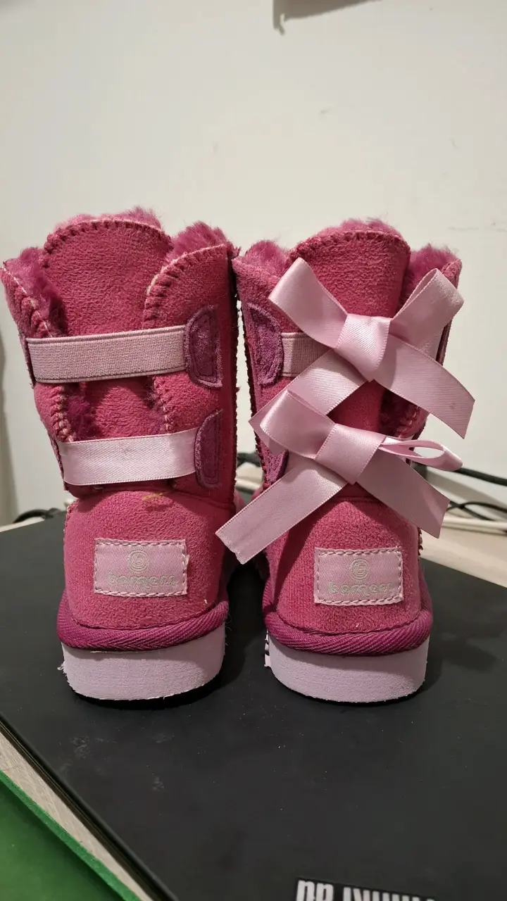 Botas rosadas de invierno para niña - 2