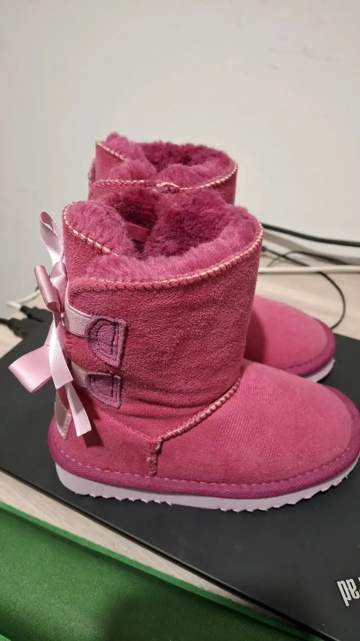 Botas rosadas de invierno para niña - 3