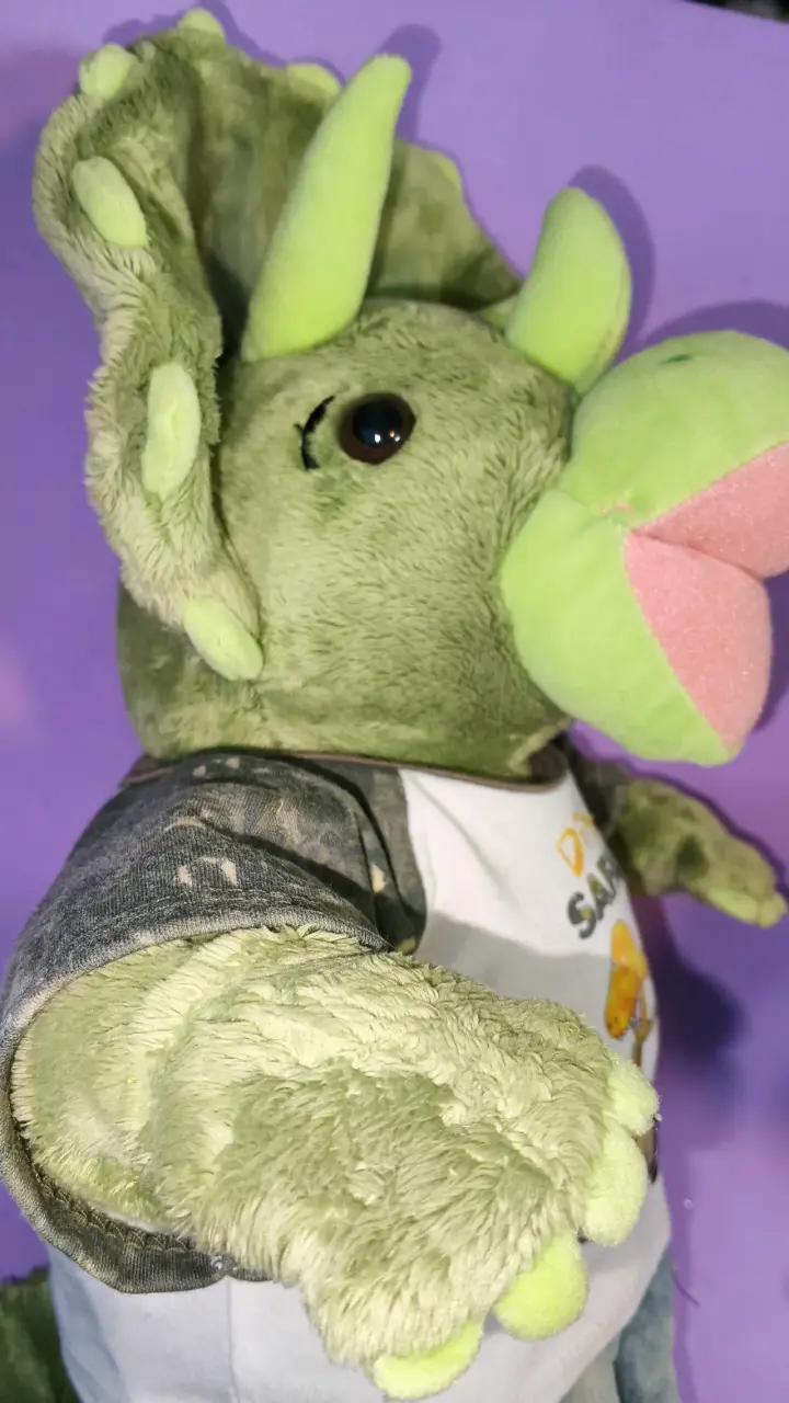 Peluche BAB dinosaurio verde - 1