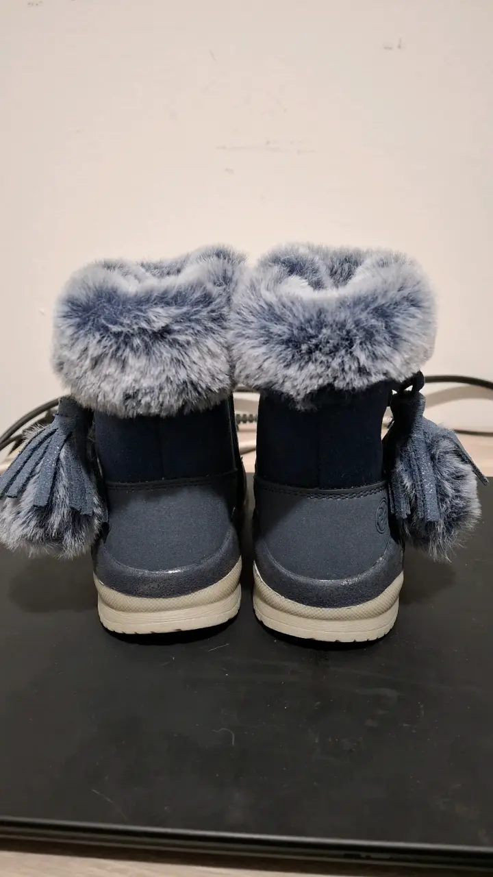 Botas azul con forro polar - 3