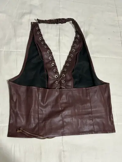 Top estilo corset café colección palo portales - miniatura 2