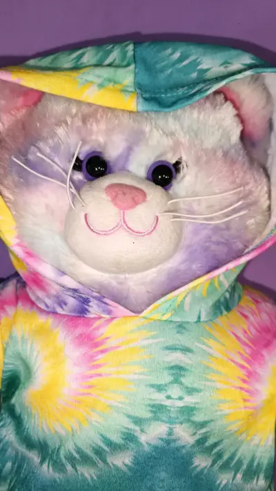 Peluche BAB gato multicolor - miniatura 1