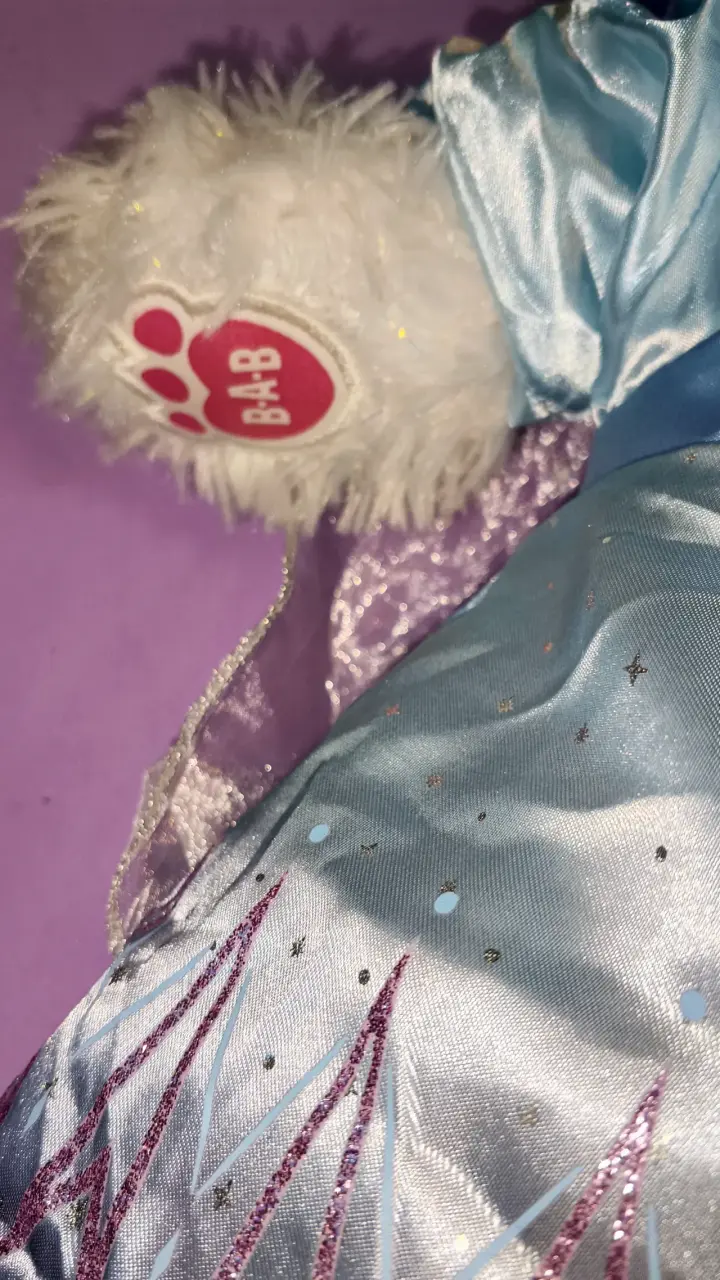 Peluche BAB vestido de princesa azul - 5