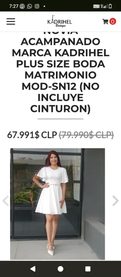 Vestido blanco - miniatura 3