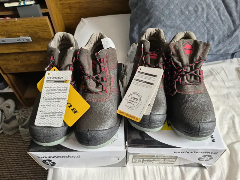zapatos de seguridad nuevos talla 40 y 38 - 1