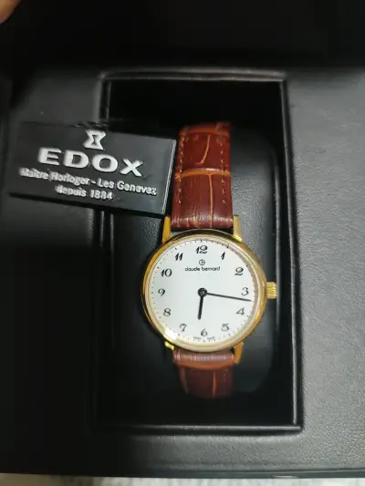 Reloj clásico Edox marrón - miniatura 2