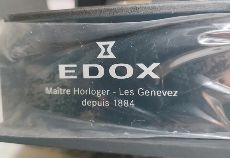 Reloj clásico Edox marrón - 5