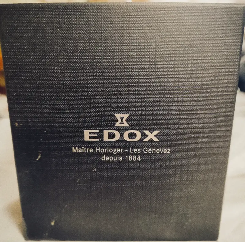 Reloj clásico Edox marrón - 6