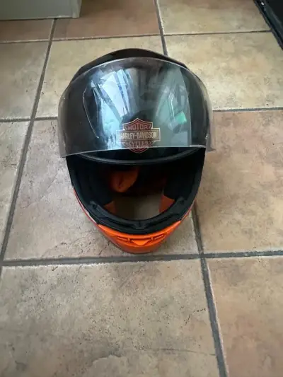 Casco Harley-Davidson anaranjado - miniatura 1