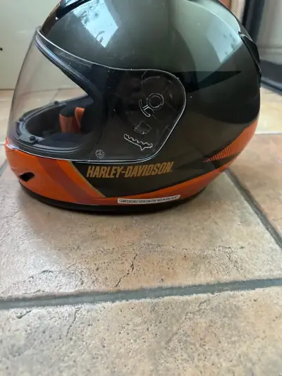 Casco Harley-Davidson anaranjado - miniatura 4