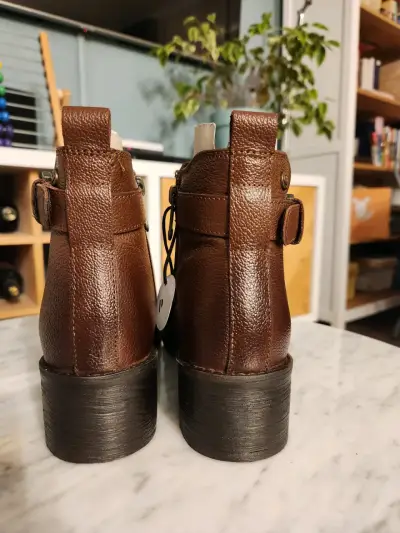 Botines marrones de cuero - miniatura 2