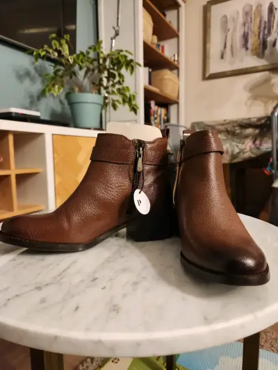 Botines marrones de cuero - miniatura 3