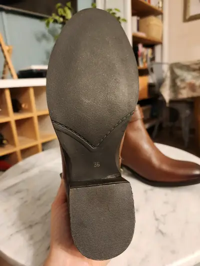 Botines marrones de cuero - miniatura 4