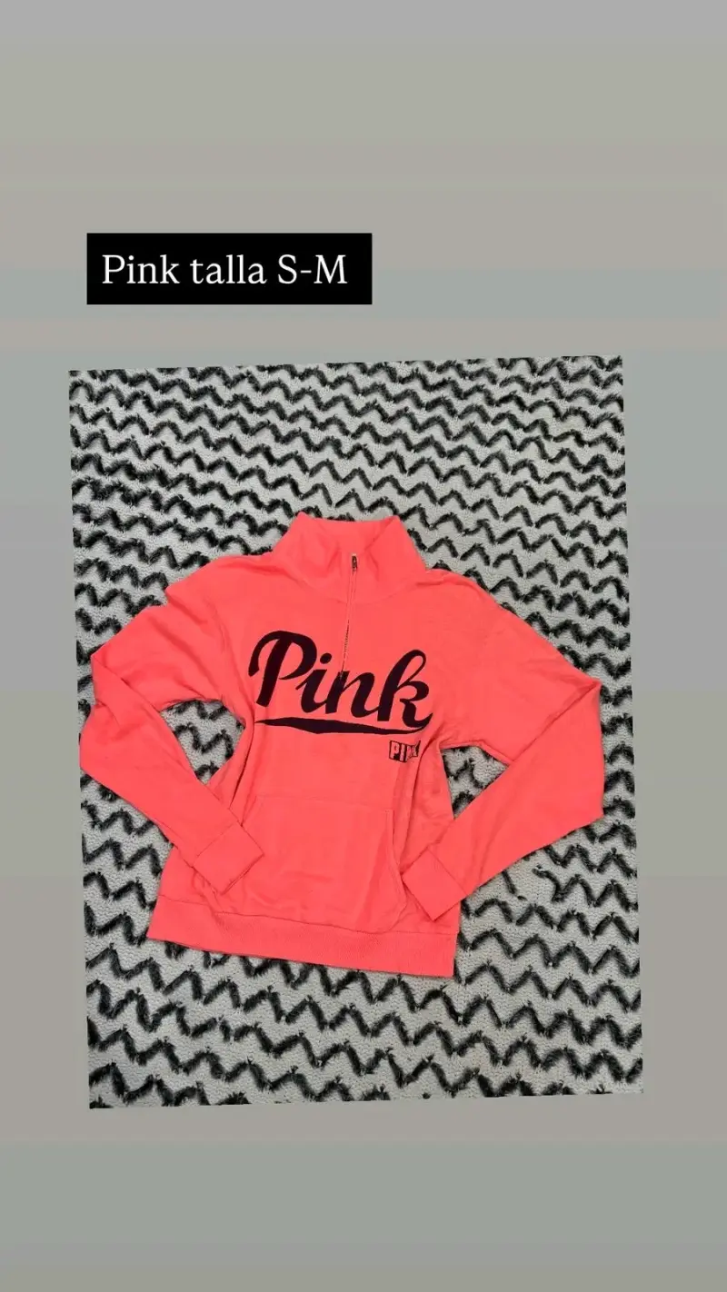 Polerón rosado Pink talla M - 1