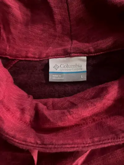 Polerón rojo Columbia cuello alto - miniatura 2