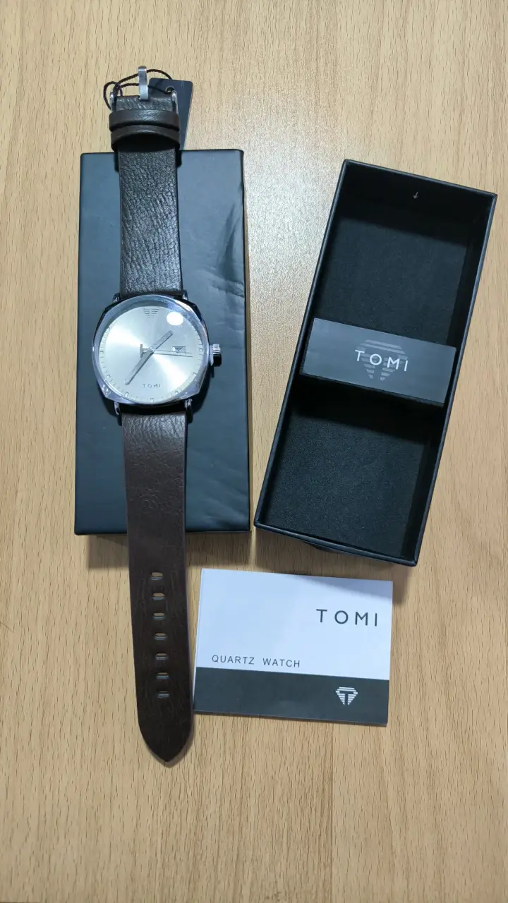 Reloj clásico TOMI cuero marrón - 2