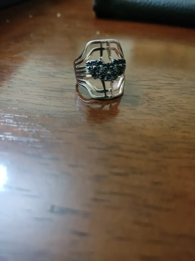 Anillo de plata 925 elegante - 1