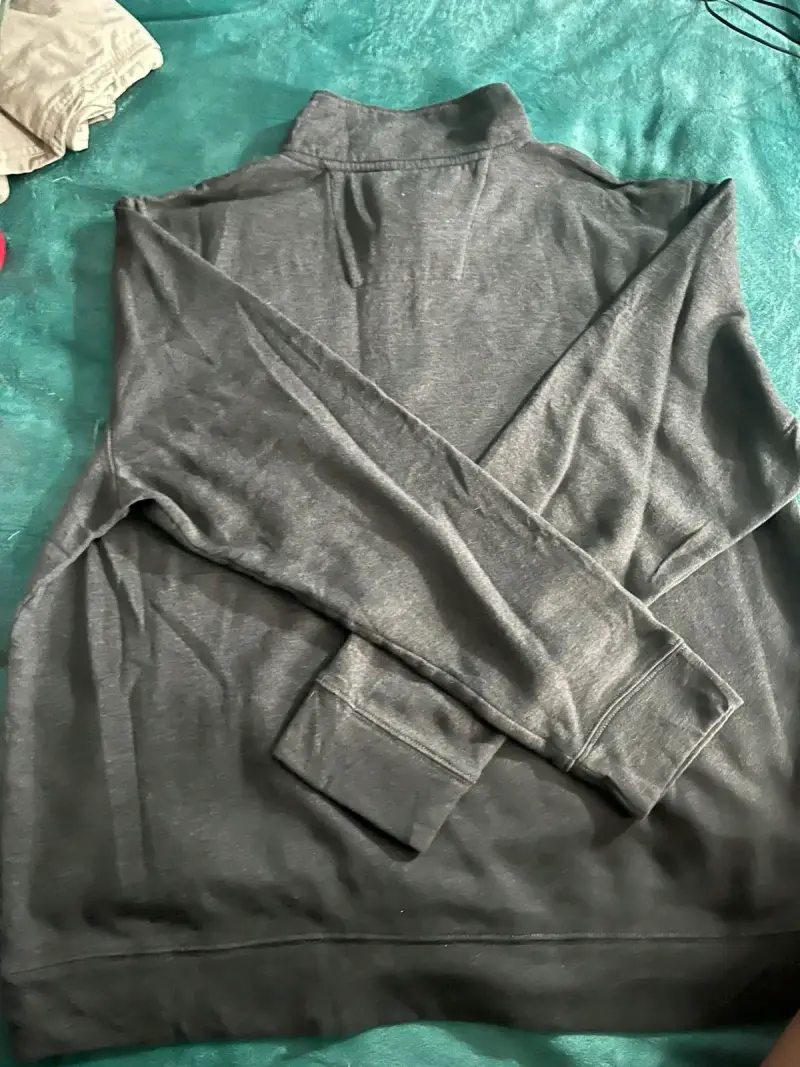 Polerón gris con cierre Nautica - 3