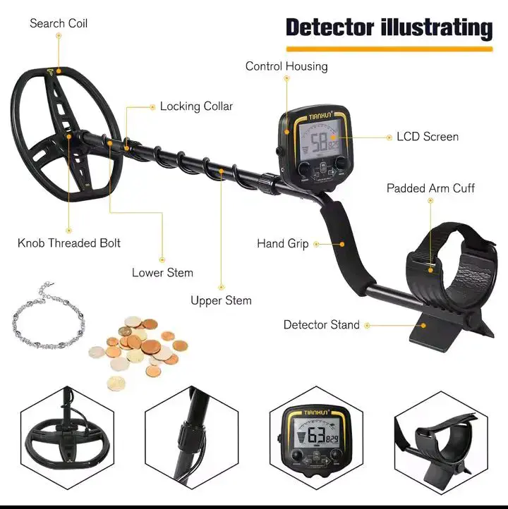 Detector de metales portátil profesional - 1