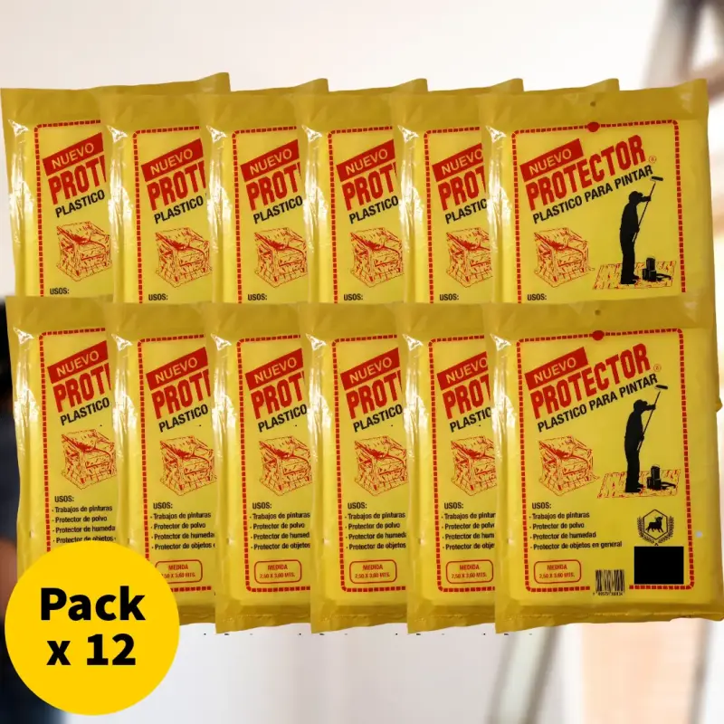 12 unidades Plásticos protector para pintar nuevo - 4