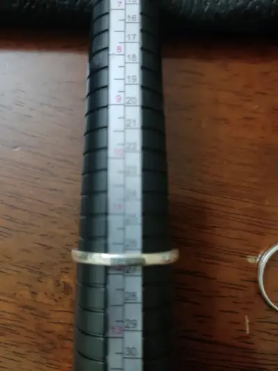 Anillo con piedra morada plata 925 - miniatura 2
