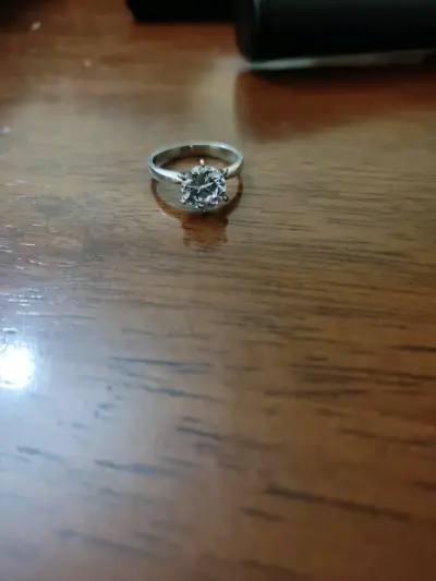 Anillo de plata 925 con gema brillante - miniatura 1