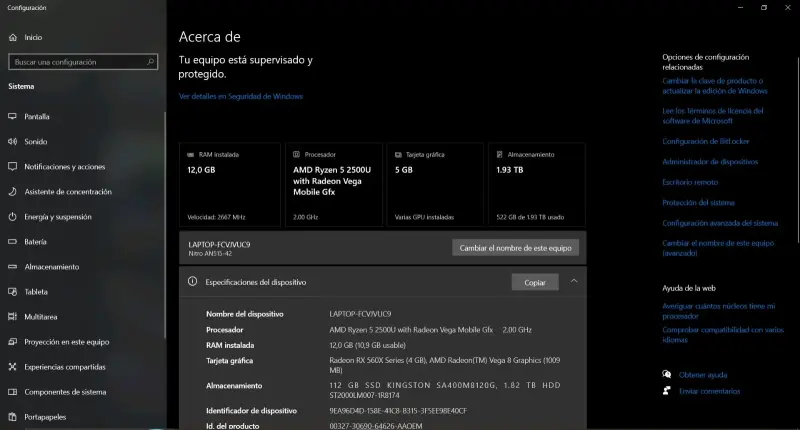 Laptop Acer Nitro 5 - 2