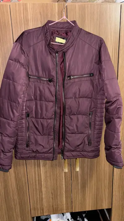 Chaqueta acolchada burdeos hombre - miniatura 1