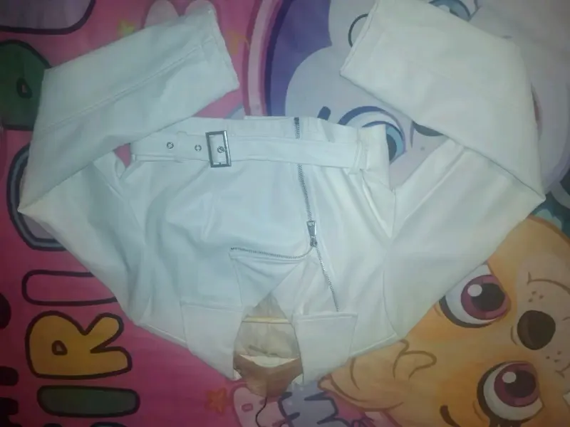 Chaqueta corta blanca mujer - 3