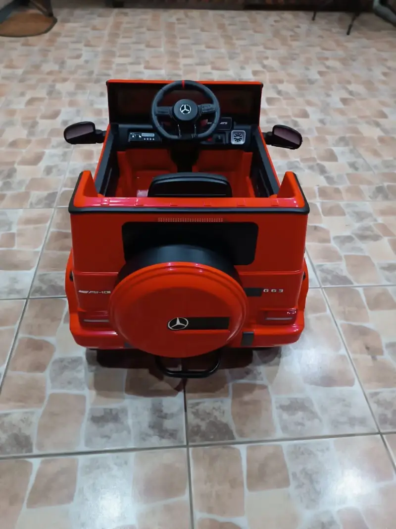 Auto eléctrico para niños rojo - 2