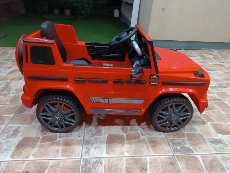 Auto eléctrico para niños rojo - 3