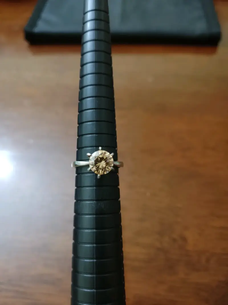 Anillo de plata 925 con piedra brillante - 3