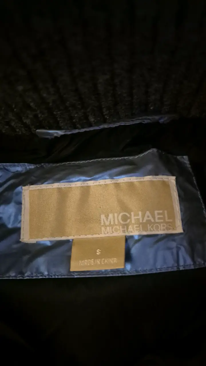 Parka inflada azul metálico tornasol - 3