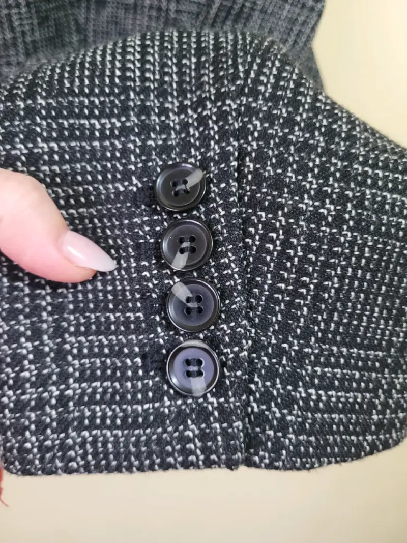 Blazer gris clásico mujer - 3