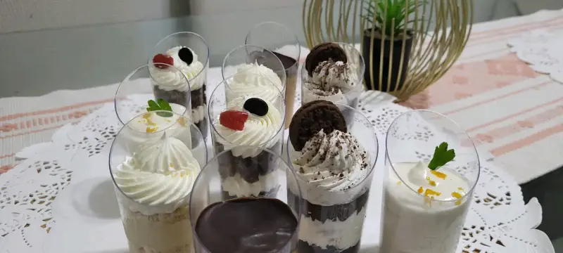 Postres en vasos variados - 2