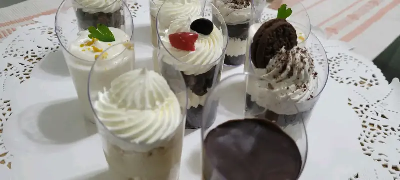 Postres en vasos variados - 6