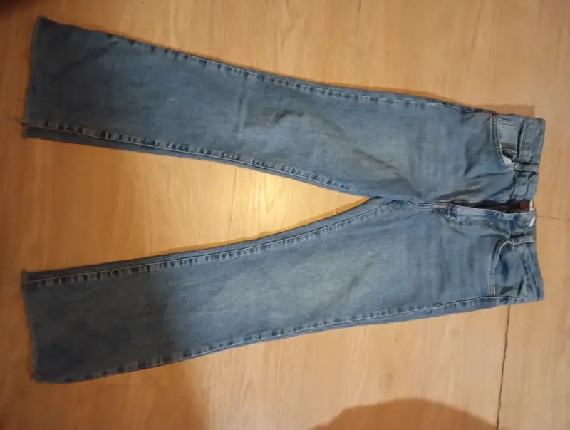 Jeans Zara modelo flare azul - 2