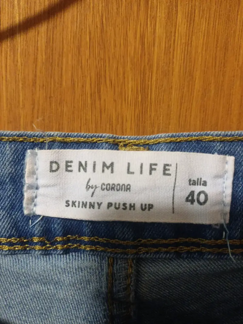 Jeans azul Denim Life pitillo - 3