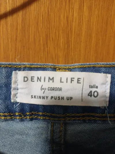 Jeans azul Denim Life pitillo - miniatura 3