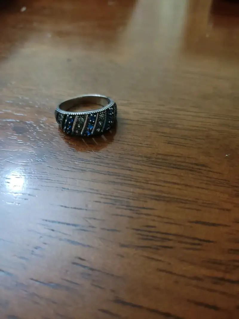 Anillo de plata 925 con piedras - 1