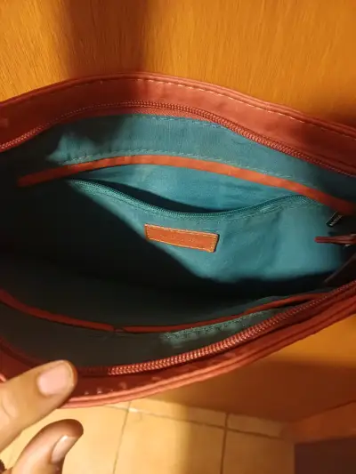 Bolso bandolera color terracota - miniatura 4