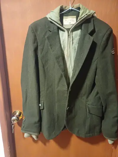 Blazer tipo militar con capucha - miniatura 1