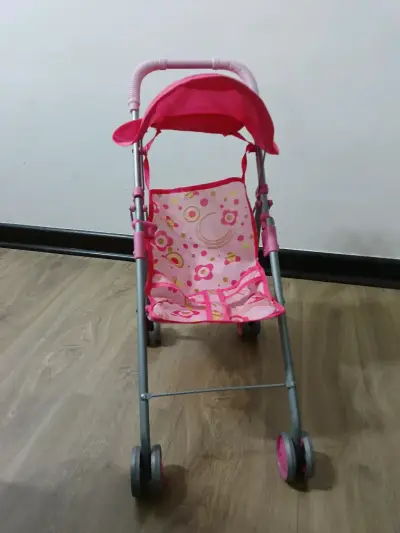 Coche de juguete rosa - miniatura 1
