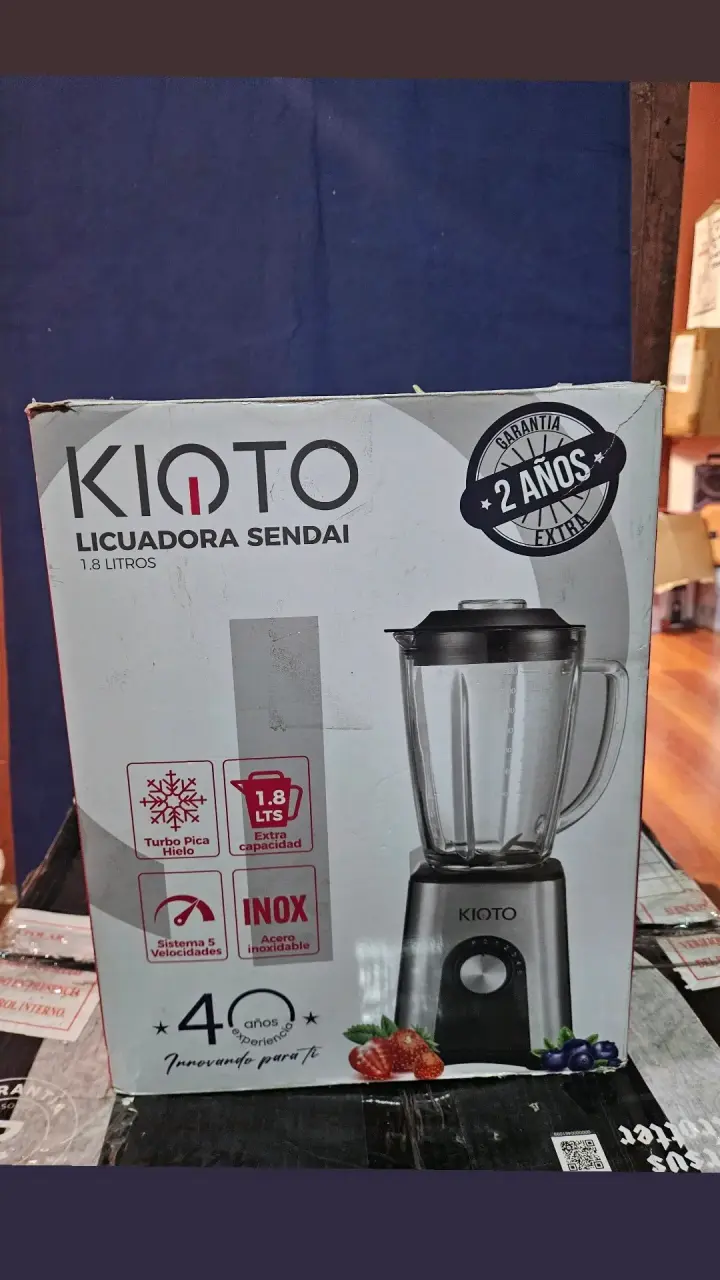Licuadora Kioto Sendai 1.8L nueva