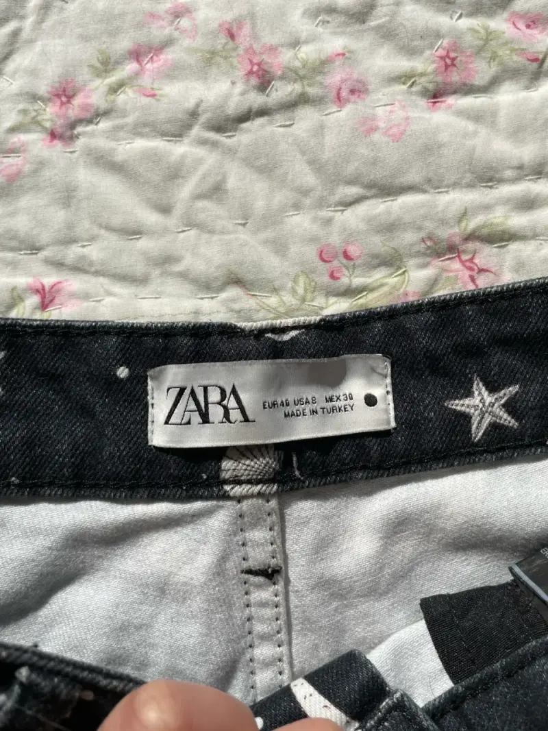 Jeans zara estampados de sirenas - 2