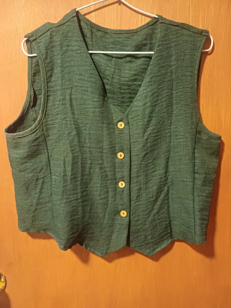 Conjunto verde militar talla L - 1