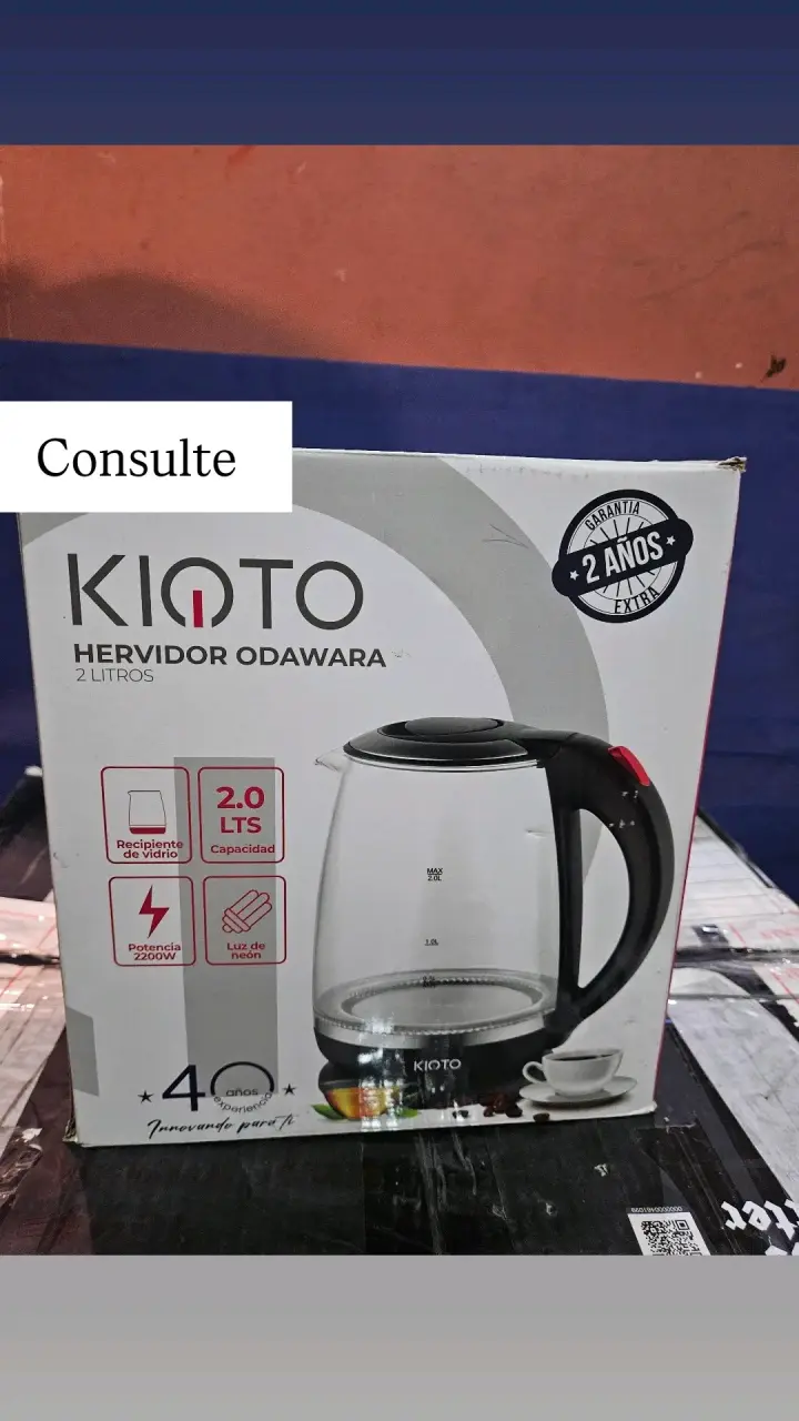 Hervidor eléctrico Kioto 2L
