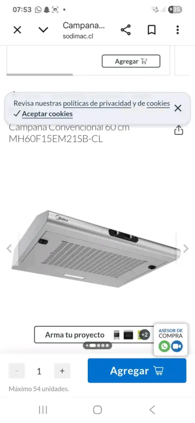 Horno empotrable eléctrico Midea - miniatura 3
