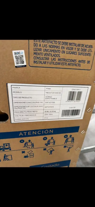 Horno empotrable eléctrico Midea - miniatura 4