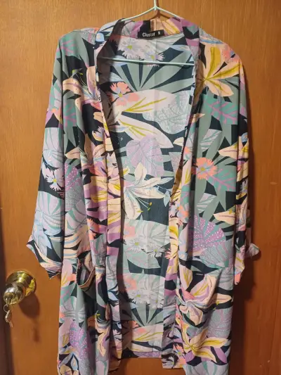 Kimono estampado floral - miniatura 1